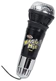 Classic Magic Mic Toy Microphone in Silver and Black Authentic size