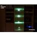 LED 4-er Glasbodenbeleuchtung-Komplett-Set in Wei�+Trafo+Fu�schalter