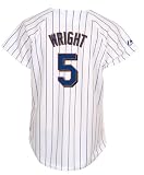 David Wright New York Mets Women's White/Royal Fashion Replica Jersey