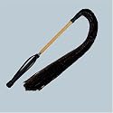 Horsehair Fly Whisk with Leather Handle