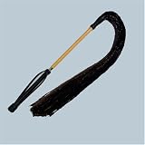 Horsehair Fly Whisk with Leather Handle
