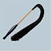 Horsehair Fly Whisk with Leather Handle