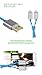Monoy Aviation Aluminum Dual Lightning Data Sync&Charging Cable/Charger USB Cord for iPhone 5/5C/5S/6/6 Plus/6S/6S Plus,iPad 3/4,iPad Mini 2/Mini 3/Mini 4,iPad Air/Air 2, iPod (Dual Lightning Black)