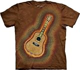 Acoustic Tie Dye T-Shirts 100% Cotton Short Sleeved Shirt