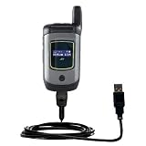 Classic Straight USB Cable for the Motorola i570 with Power Hot Sync and Charge capabilities - Gomadic Brand w/ TipExchange Technology