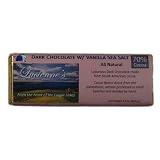Luciennes 70% Dark Chocolate Bar with a touch of Vanilla Sea Salt. Handmade with All Natural Ingredients. 1.5 oz.
