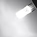 KINGSO E17 4W Pure White 64 3014 SMD Appliance Silicone Crystal LED Lights Bulb Lamp, Low Power Consumption, 110-120v, Pack of 2 Units Pure White