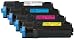 Xerox 106R01279, 106R01280, 106R01281, 106R01278 Color Pack of Black, Cyan, Magenta, Yellow Compatible Toner Value Bundle.