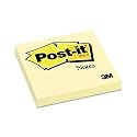 Post-it Notes, Original Pad, 3"X3", Canary Yellow, 12 Pads/Pack MMM654YW