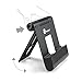 iPad stand, TaoTronics Portable Tablet Smartphone Stand (Adjustable Kickstand, Aluminum Body, Multi-angle) for iPhone, iPad, Samsung Galaxy, LG, e-book, Android Windows Smartphone and Tablet - Black