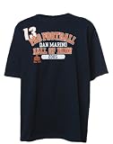 NFL Men's Miami Dolphins Dan Marino Pro-Football Hall Of Fame Short Sleeve T-Shirt, Navy, Large