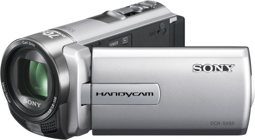 Sony DCR-SX85ES SD Camcorder (16 GB interner Speicher, 7,6 cm (3 Zoll) Display) silber