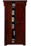 Craftsman Multimedia Cabinet With Wood Doors