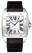 Cartier Men's Santos 100 XL Automatic Watch #W20073X8-Blue