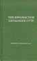 The Ringmacher Catalogue/1773: Catalogo De'Soli, Duetti, Trii...Berlin 1773 (Thematic Catalogues)