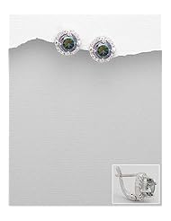 CZ Earrings In 92.5 Sterling Silver
