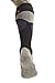INCREDIWEAR Knee High Winter Socks, Black, Large, 0.03 Pound