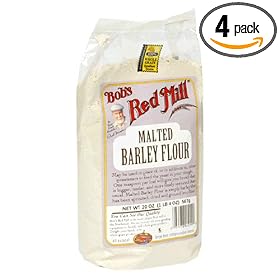 Bob's Red Mill Malted Barley Flour, 20-Ounce Packages (Pack of 4)