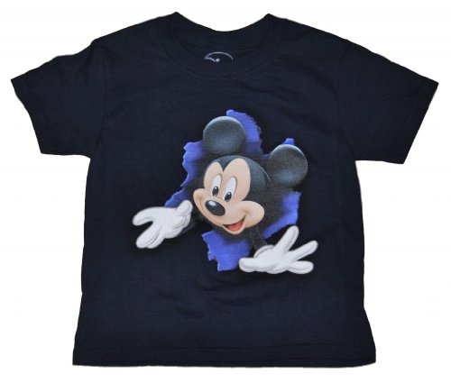 Disney Boys T Shirt Pop Out Mickey, Navy