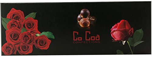 CoCoa Confection Roses Chocolate Gift Box 5-Ounce