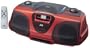 JVC RC-BX330 CD Boombox (Red)