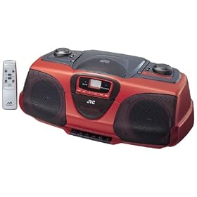 JVC RC-BX330 CD Boombox (Red)