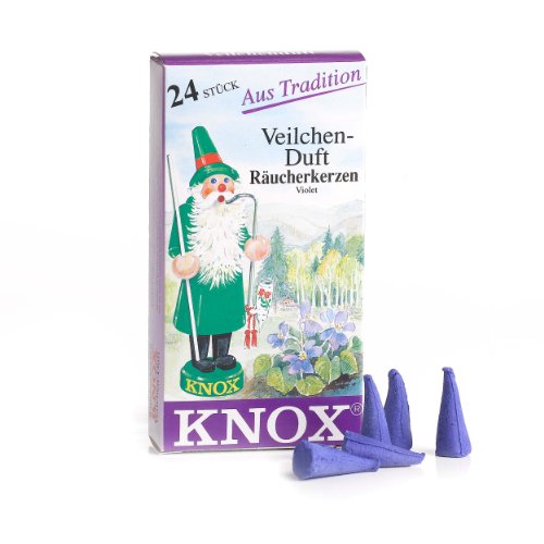 KNOX Violet Scented Incense Cones, Pack of 24