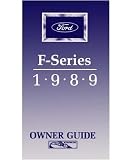 1989 FORD F-SERIES TRUCK Owners Manual User Guide