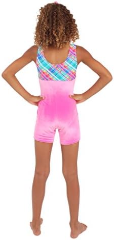 Candy Plaid Tank Unitard