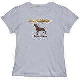 T-Shirt Woman Silver Gray  Dog Addiction Cane Corso  Dog