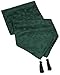 Lenox Holly Damask Runner, 90-Inch, Green
