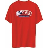 T-Shirt Mens Red ” USA SPORT Superbike Racer ” Sports Picture