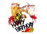 Happy Birthday - 3-D Gift Basket - Gourmet Popcorn Creation by America's Favorite Gourmet Popcorn Company - Cornzapoppin
