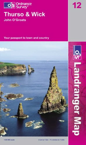 City Travel Guides Discounted  Livres : Carte de randonnée : Thurso - Wick & Alentour