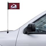 NHL Colorado Avalanche 4'' x 5.5'' Red Antenna Flag