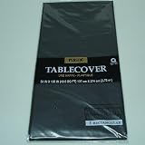 Black Rectangular Table Cover