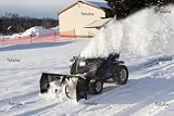 Wallmonkeys Peel and Stick Wall Decals - Snow Blower Clearing Driveway - 72 Wallmonkeys Peel and Stick Wall Decals - Snow Blower Clearing Driveway - 72