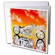 Greeting Card Picturing Picturing Harley-Davidson Motorcycle