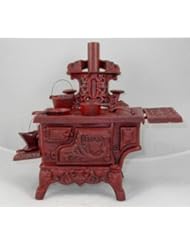 Cast Iron Miniature Crescent Stove Kitchen Toy Pots