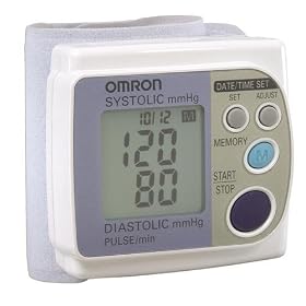 Omron HEM-629 Portable Wrist Blood Pressure Monitor