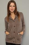 Obey The Vela Cardigan in Bark,Sweaters for Women
