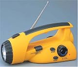 電池のいらないラジオ付 懐中電灯 ダイナモフラッシュライト