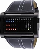 The One - IR4020M70 - Montre Homme - Quartz - Syst&egrave;me affichage binaire par Led - Bracelet en Cuir