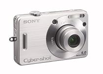 Sony Cyber-shot DSC-W50 Digital Camera - Silver (6.0MP 3x Optical Zoom) 2.5'' LCD