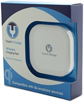 Qi Enabled Wireless Charger Charging pad works great with iPhone 6, 5, Samsung Galaxy S6, S6 Edge, Galaxy S3, S4, Samsung Note 2, Note 3, Nexus 5, 6, 7, Nokia Lumia 920/928, LG Optimus Vu2, Google, HTC Droid DNA, Blackberry Z30 Other Wireless Charging Enabled Smartphones - (Pure White)