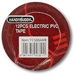 Handy Buddy 12 Piece 6 Color Electrical PVC Tape Set