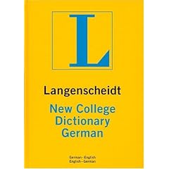 Langenscheidt New College German Dictionary: German-English - English German Thumb-indexed