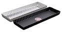 Paderno World Cuisine 13.75 by 4.325 Inch Rectangular Fluted Non-Stick Tart Mold with Removable Bottom