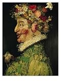 Spring, 1573 Art Giclee Poster Print by Giuseppe Arcimboldo, 12x16