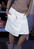 Asymmetric Panel Skirt